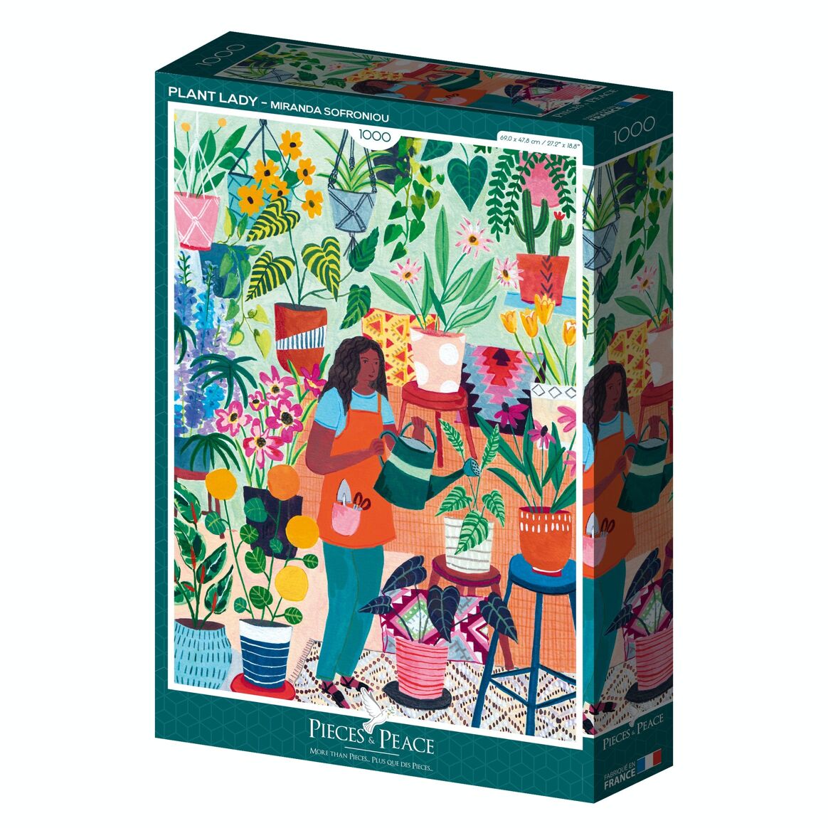 Puzzle - Plant Lady - Miranda Sofroniou - 1000 pieces - Musgo Bazar