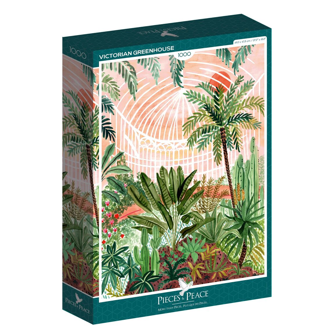 Puzzle - Victorian Greenhouse - 1000 pieces - Musgo Bazar