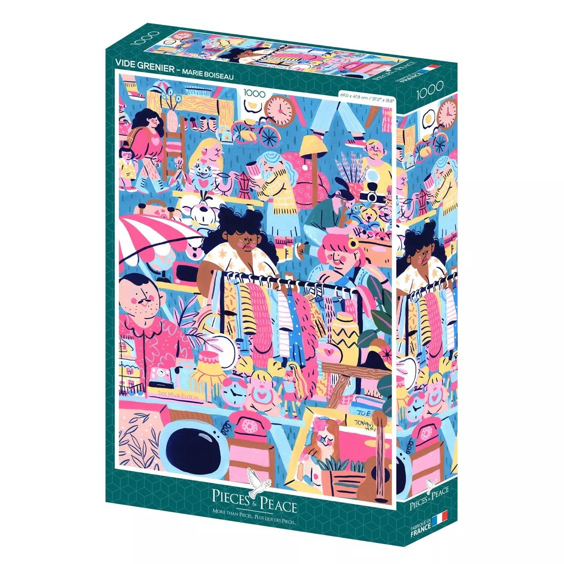Puzzle - Vide Grenier - Marie Boiseau - 1000 pieces - Musgo Bazar