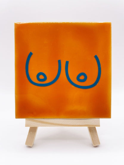 Quote Tile 'Boobies' - Musgo Bazar