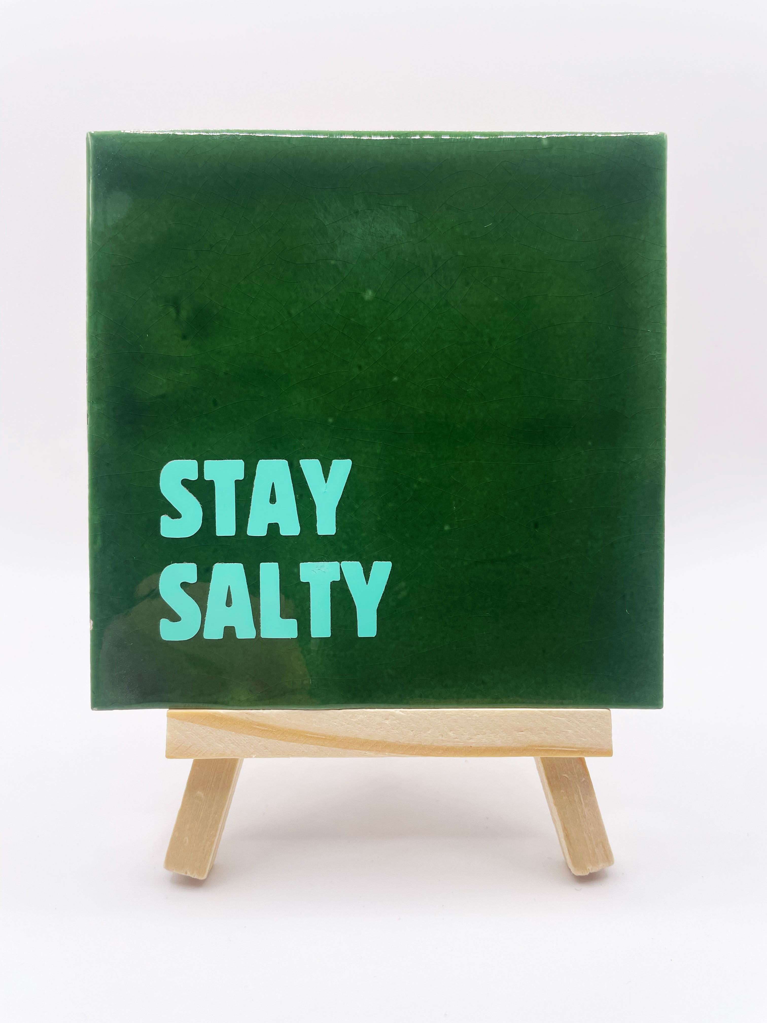 Quote Tile 'Stay Salty' - Musgo Bazar