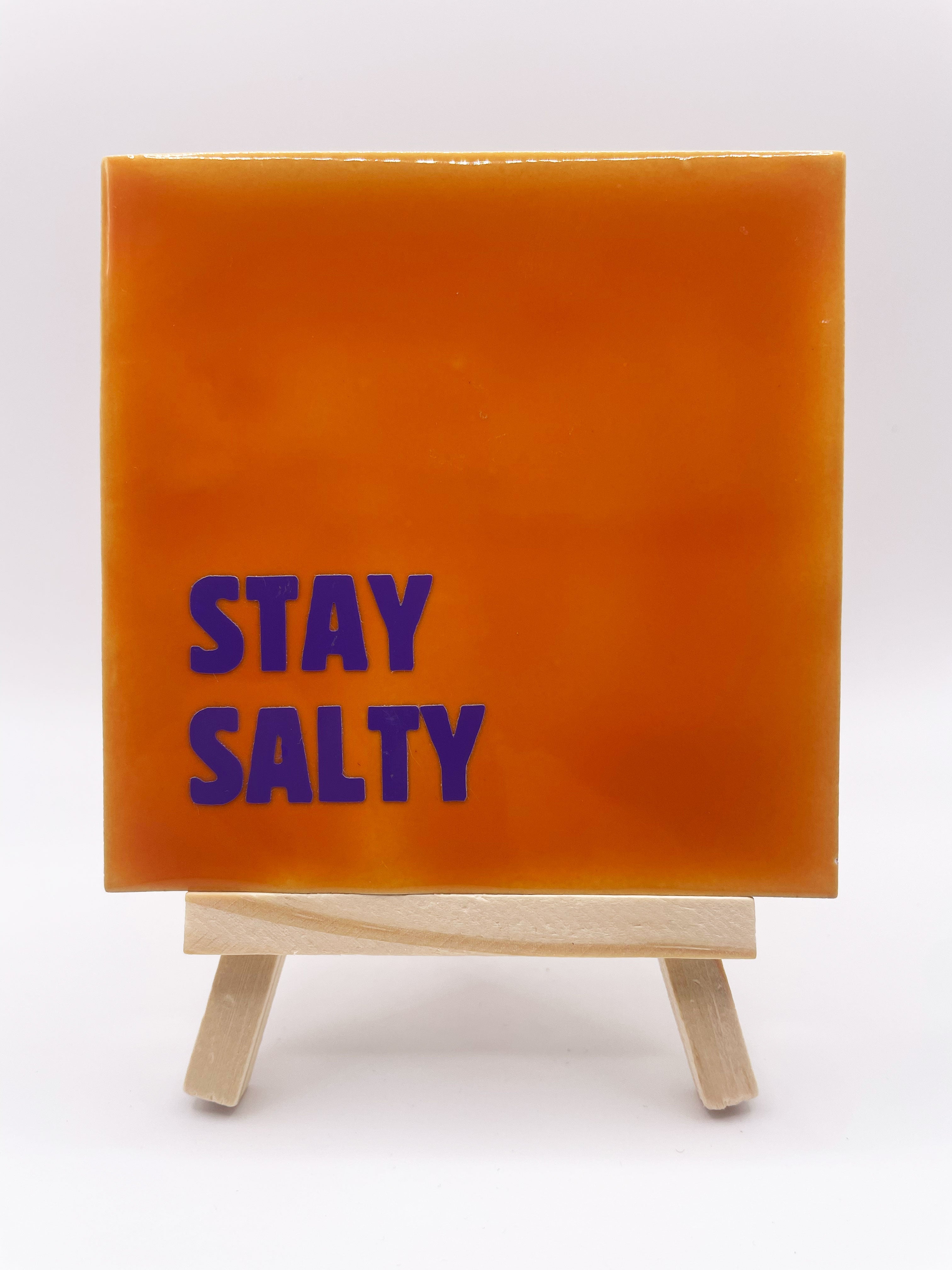 Quote Tile 'Stay Salty' - Musgo Bazar