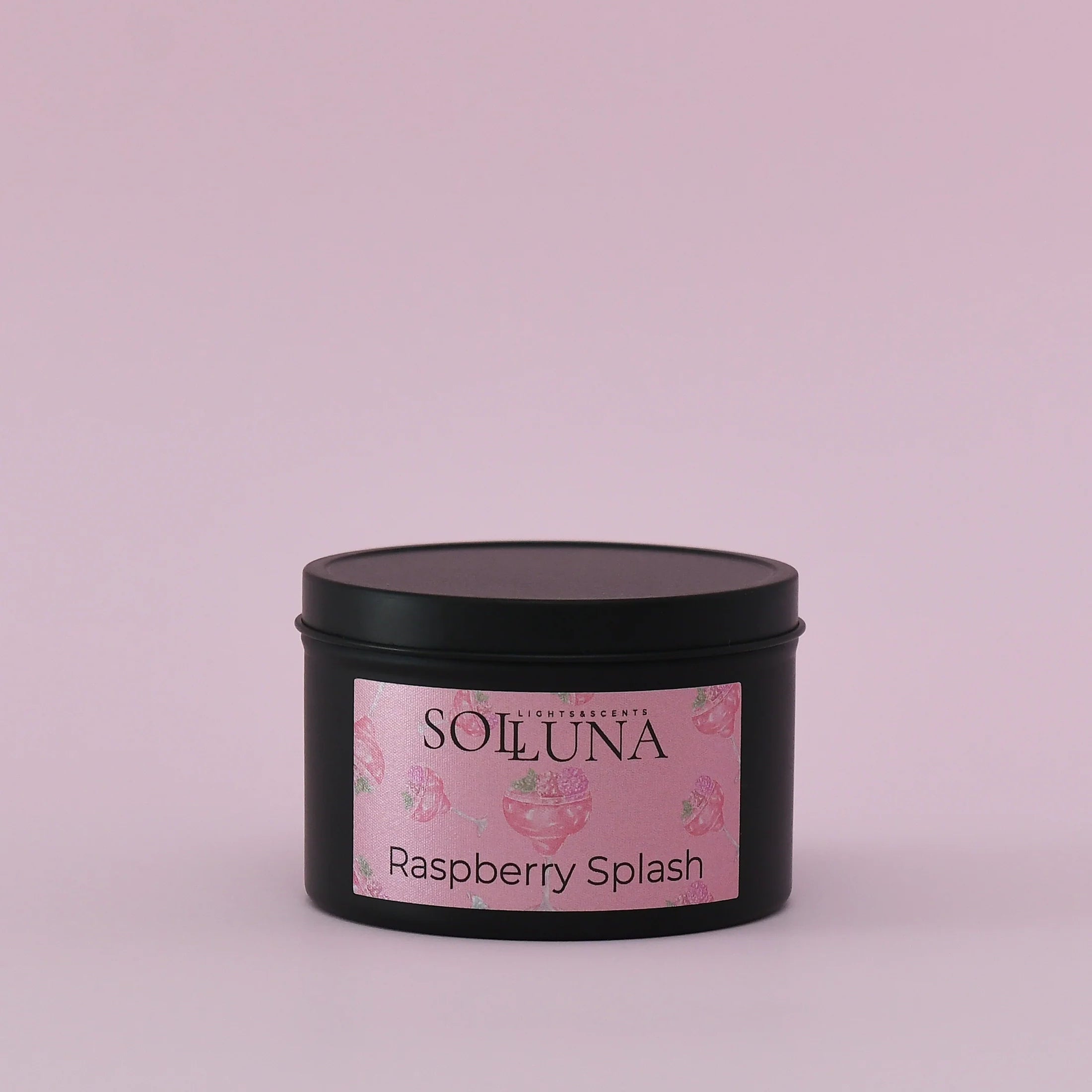 Raspberry Splash Candle – Zesty Raspberry & Lime Cocktail - Musgo Bazar