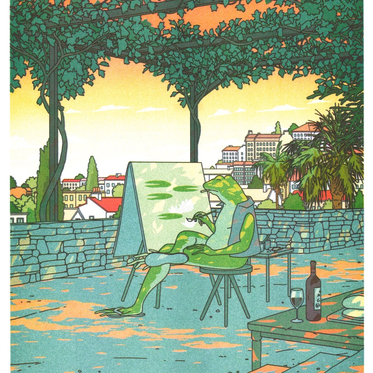 Riso Art Print - Liam Cobb - If Nature could capture Nature, - Musgo Bazar