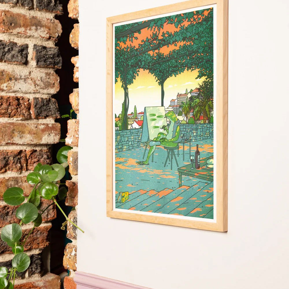 Riso Art Print - Liam Cobb - If Nature could capture Nature, - Musgo Bazar