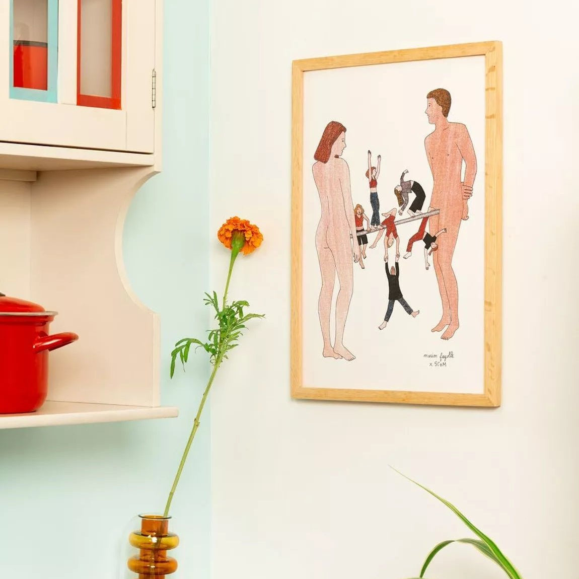 Riso Art Print - Marion Fayolle - Circoscopies - Musgo Bazar
