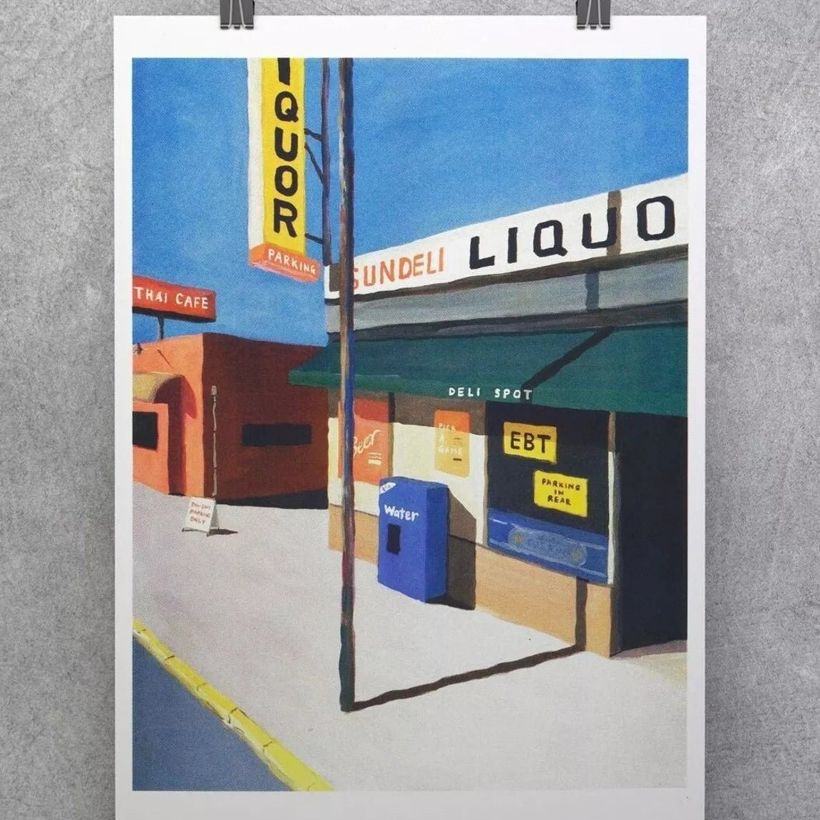 Riso Art Print - Nao Tatsumi - Pacific Coast Highway - Musgo Bazar