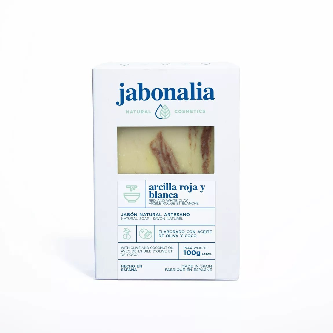 Soap Jabonalia - Red and White Clay - Musgo Bazar