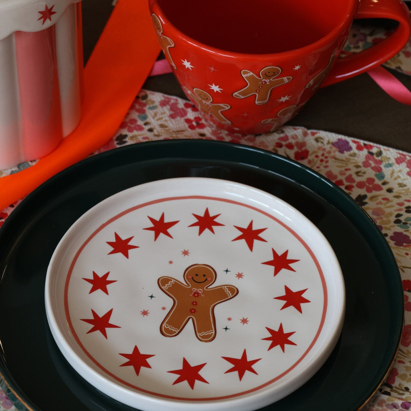 Tableware ATLITW - Gingerbread man Plate - Musgo Bazar