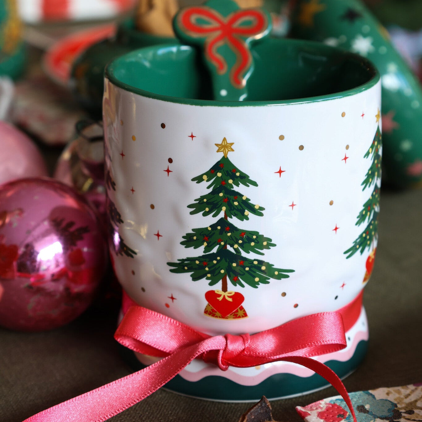 Tableware ATLITW - Mug Christmas Tree - Musgo Bazar