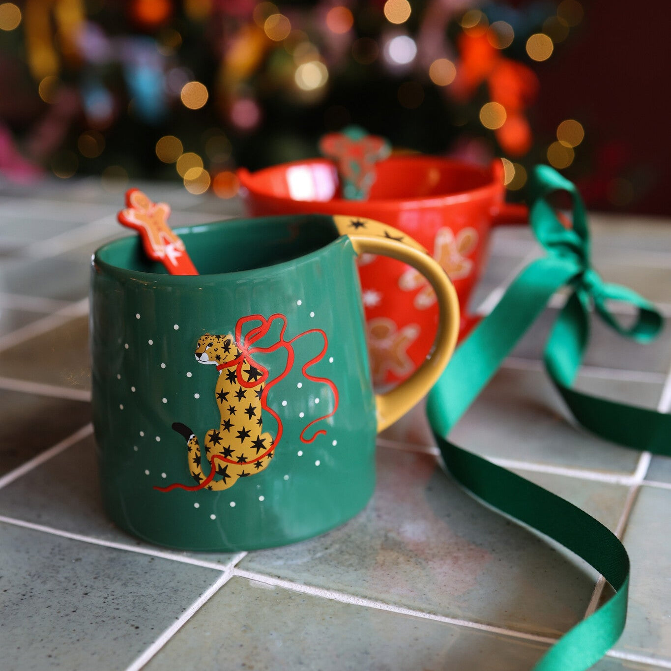 Tableware ATLITW - Mug Leopard - Musgo Bazar