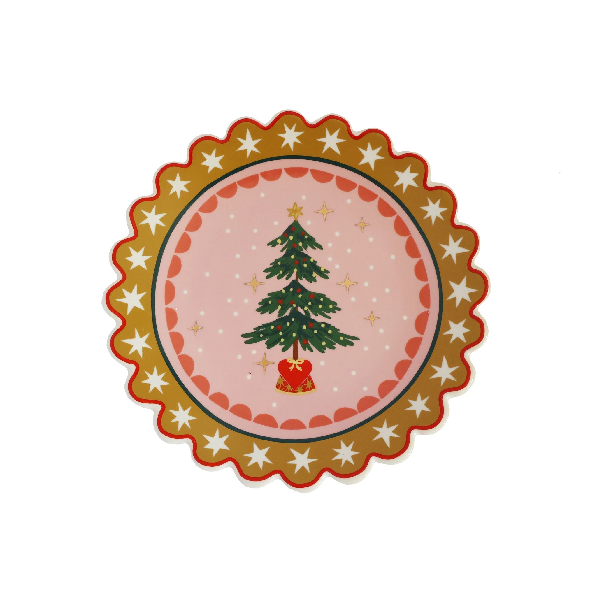 Tableware ATLITW - Plate Christmas Tree - Musgo Bazar