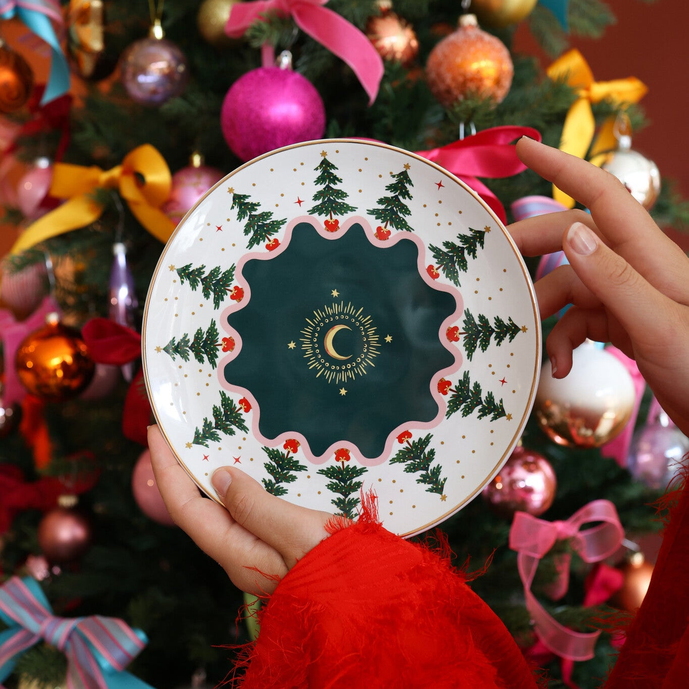 Tableware ATLITW - Plate Christmas Tree - Musgo Bazar