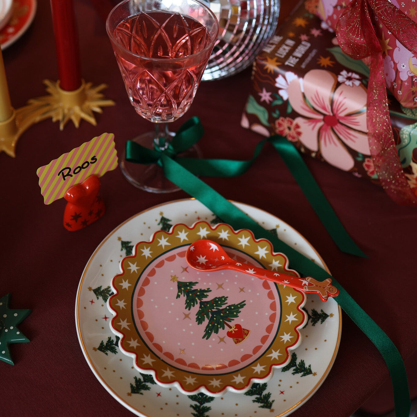 Tableware ATLITW - Plate Christmas Tree - Musgo Bazar