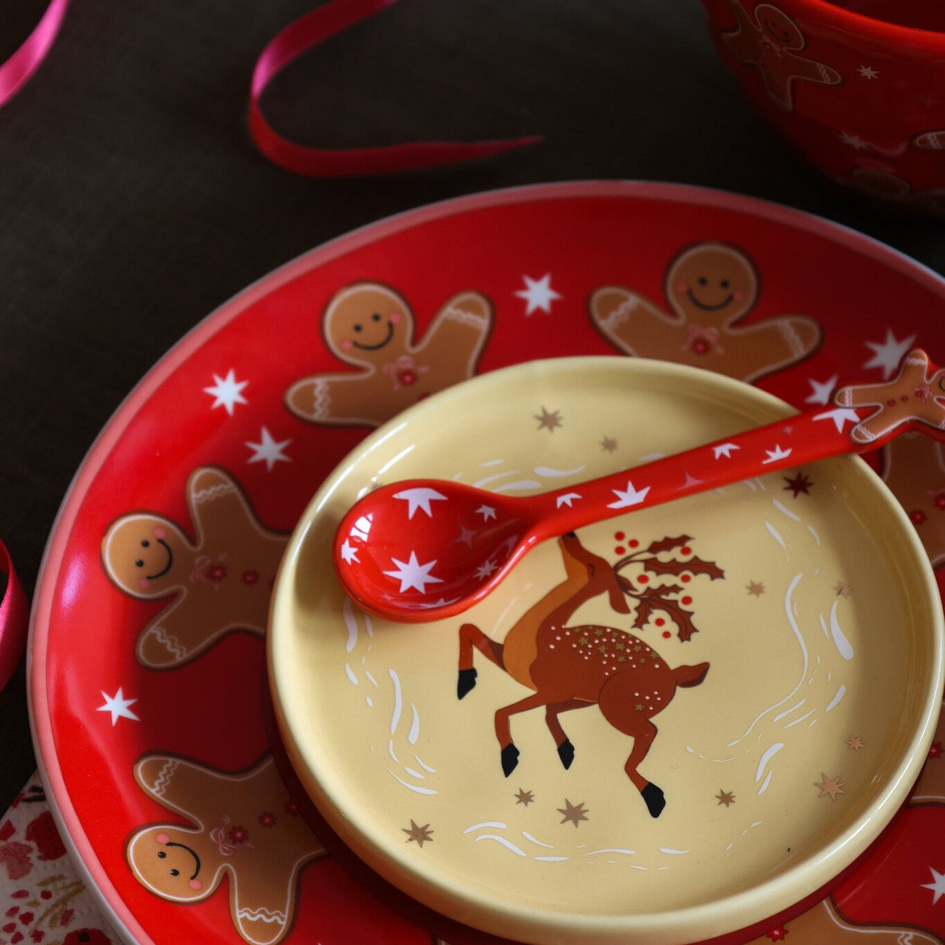 Tableware ATLITW - Small Plate Reindeer - Musgo Bazar