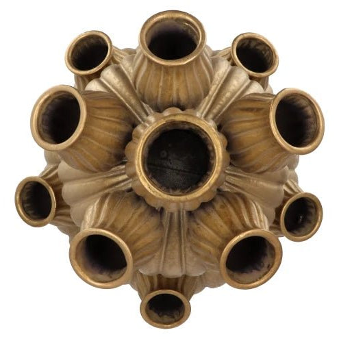 Vase Tulip AMSTERDAM Gold - Musgo Bazar