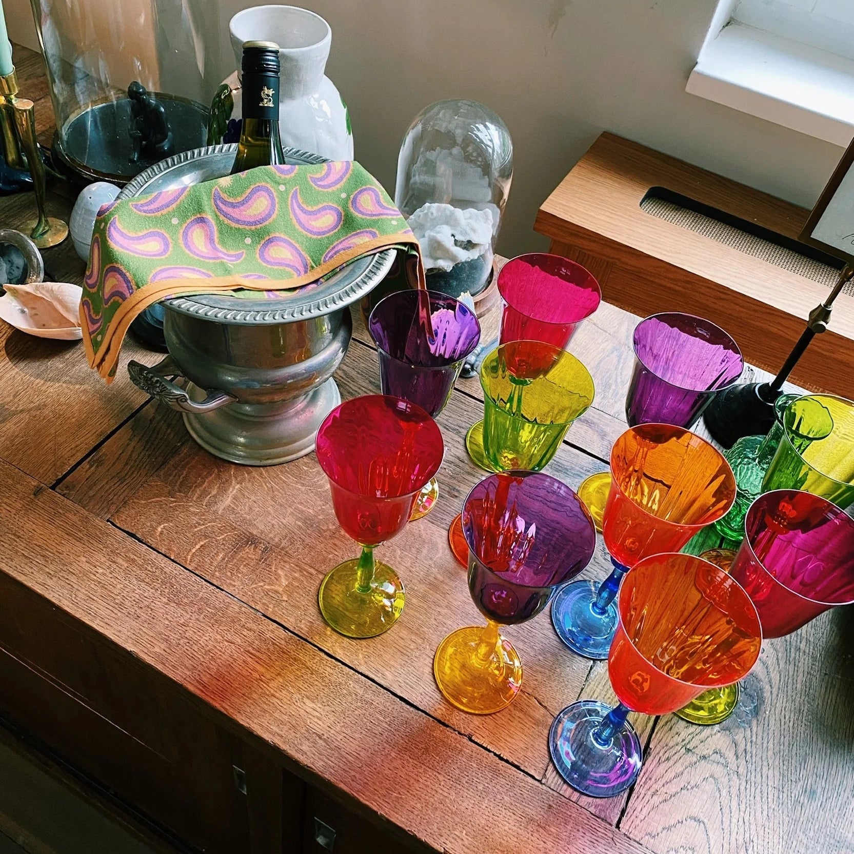 Wine Glass Gardenia - Musgo Bazar